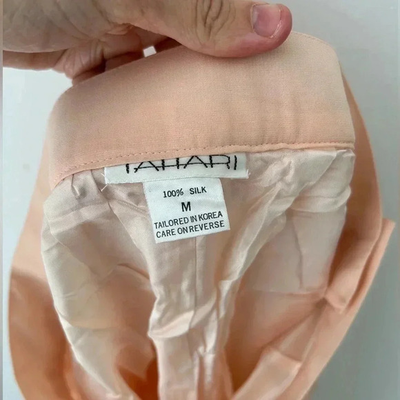 Vintage Tahari chiffon silk midi skirt - Picture 8 of 9